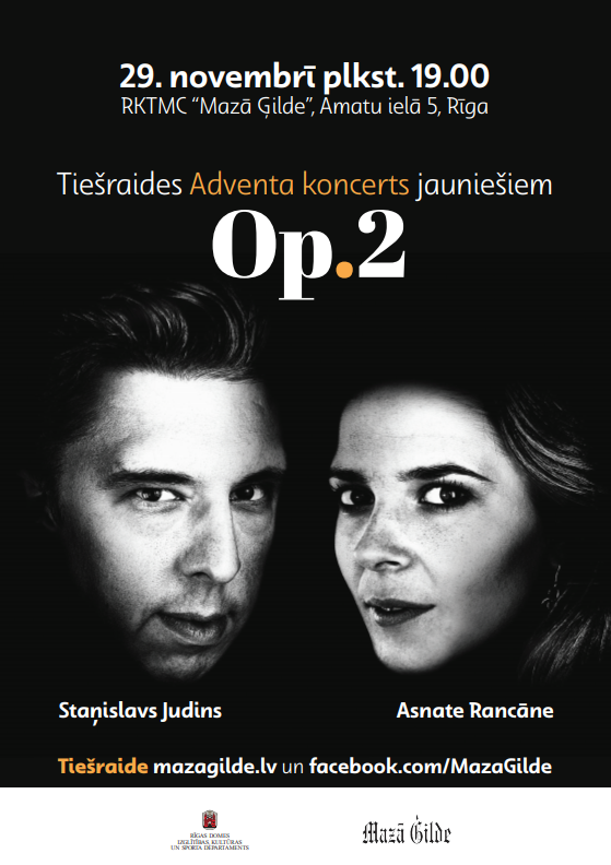Adventa koncerts jauniešiem “Op.2”