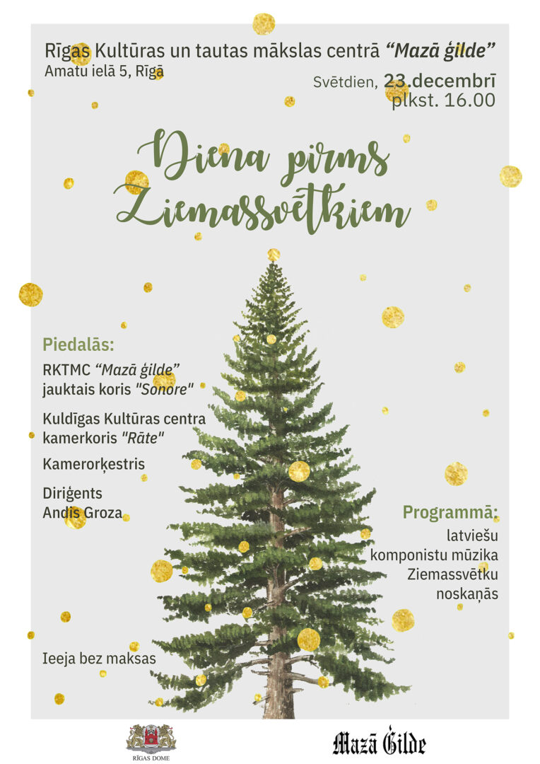 Koncerts “Diena pirms Ziemassvētkiem”
