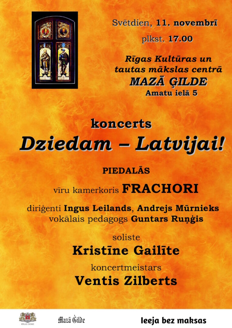 Koncerts “Dziedam Latvijai”