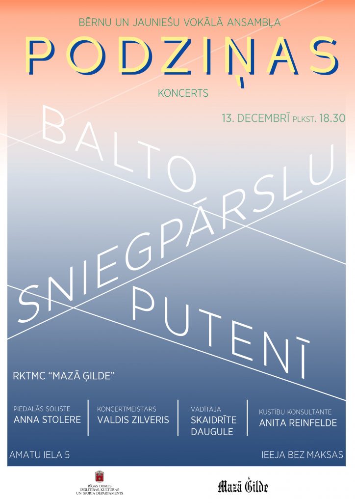 Koncerts “Balto sniegpārslu putenī”