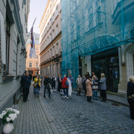 Zinaīdas Zeltmates piemiņas plāksnes atvēršana 02.10.2021.
