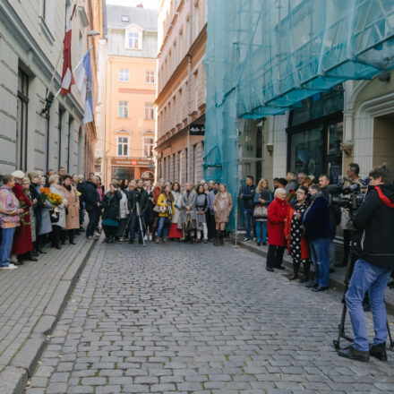 Zinaīdas Zeltmates piemiņas plāksnes atvēršana 02.10.2021.
