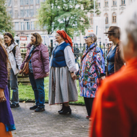 Miķeļdienas svinības ar sievu folkloras kopu “Vilcenes”