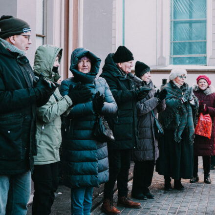 Meteņdiena ar sievu folkloras kopu &#8220;Vilcenes&#8221;